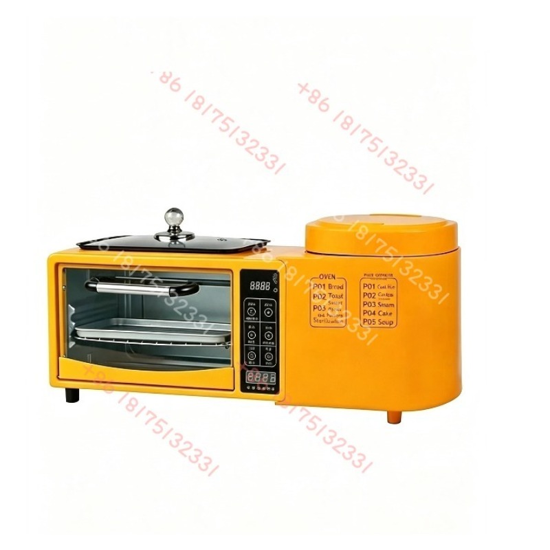 Toaster - 4-in-1 Multifunctional Breakfast Machine Household Electric