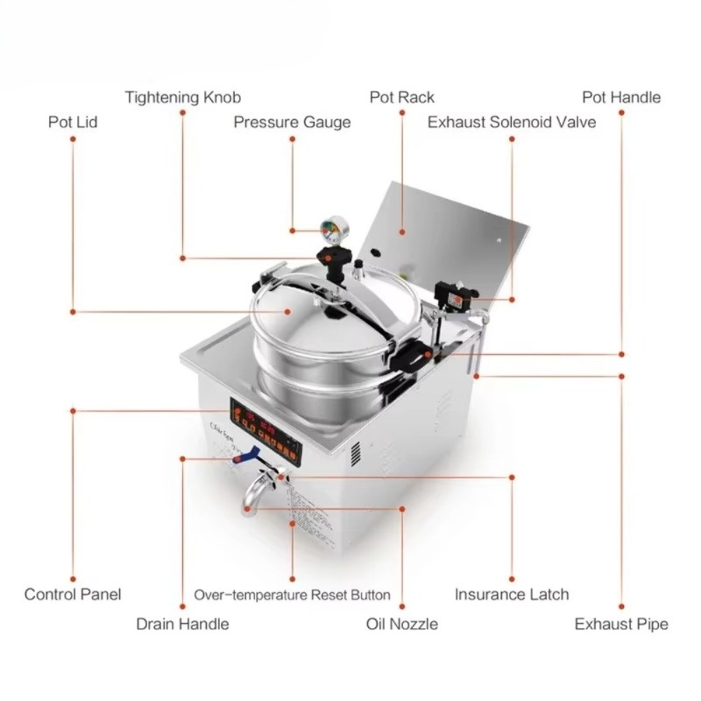 Industrial Continuous Vacuum F - đánh giá và giá Air Fryer