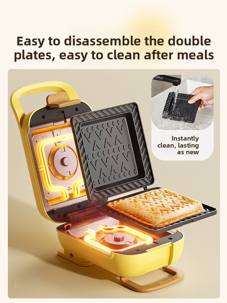 Household Thickened Hot Press  - đánh giá và giá Toaster