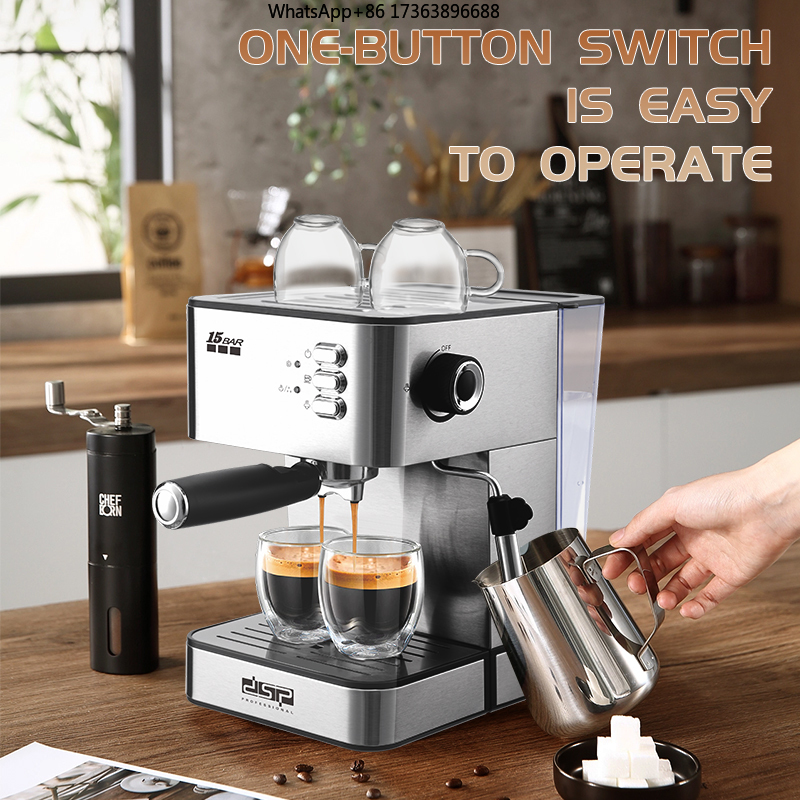 DSP 15 Bar Espresso Coffee Mak - đánh giá và giá Coffee Maker