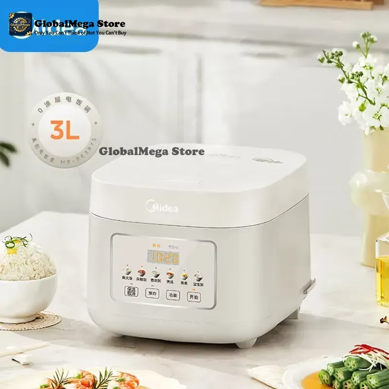 Midea Healthy Rice Cooker 3L N - đánh giá và giá Rice Cooker