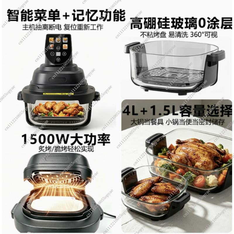 Dual Basket Glass Air Fryer Vi - đánh giá và giá Air Fryer
