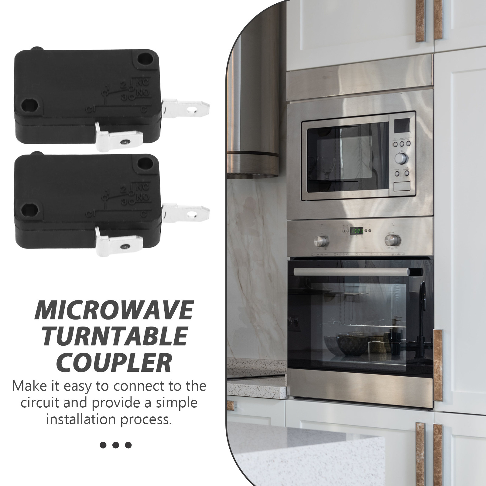 2Pcs Micro Switch 2-Pin Normal - đánh giá và giá Microwave Oven
