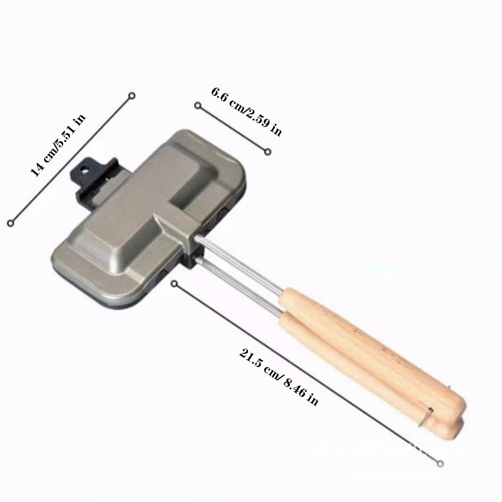 Sandwich Maker with Wooden Han - đánh giá và giá Toaster