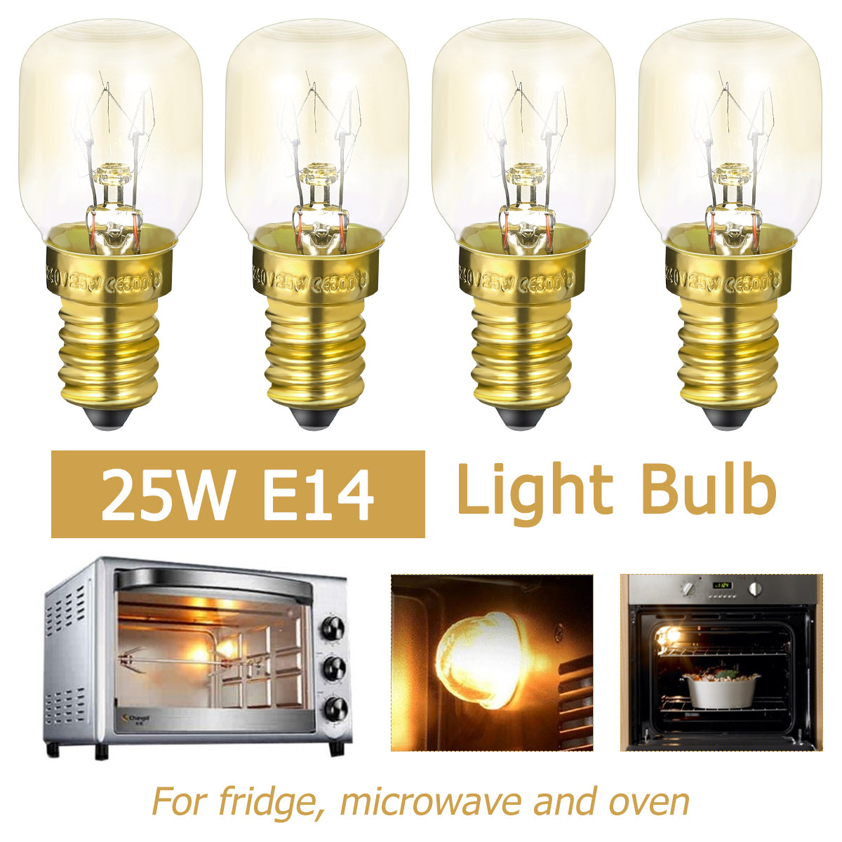 4Pcs E14 Oven Microwave Bulb S - đánh giá và giá Microwave Oven