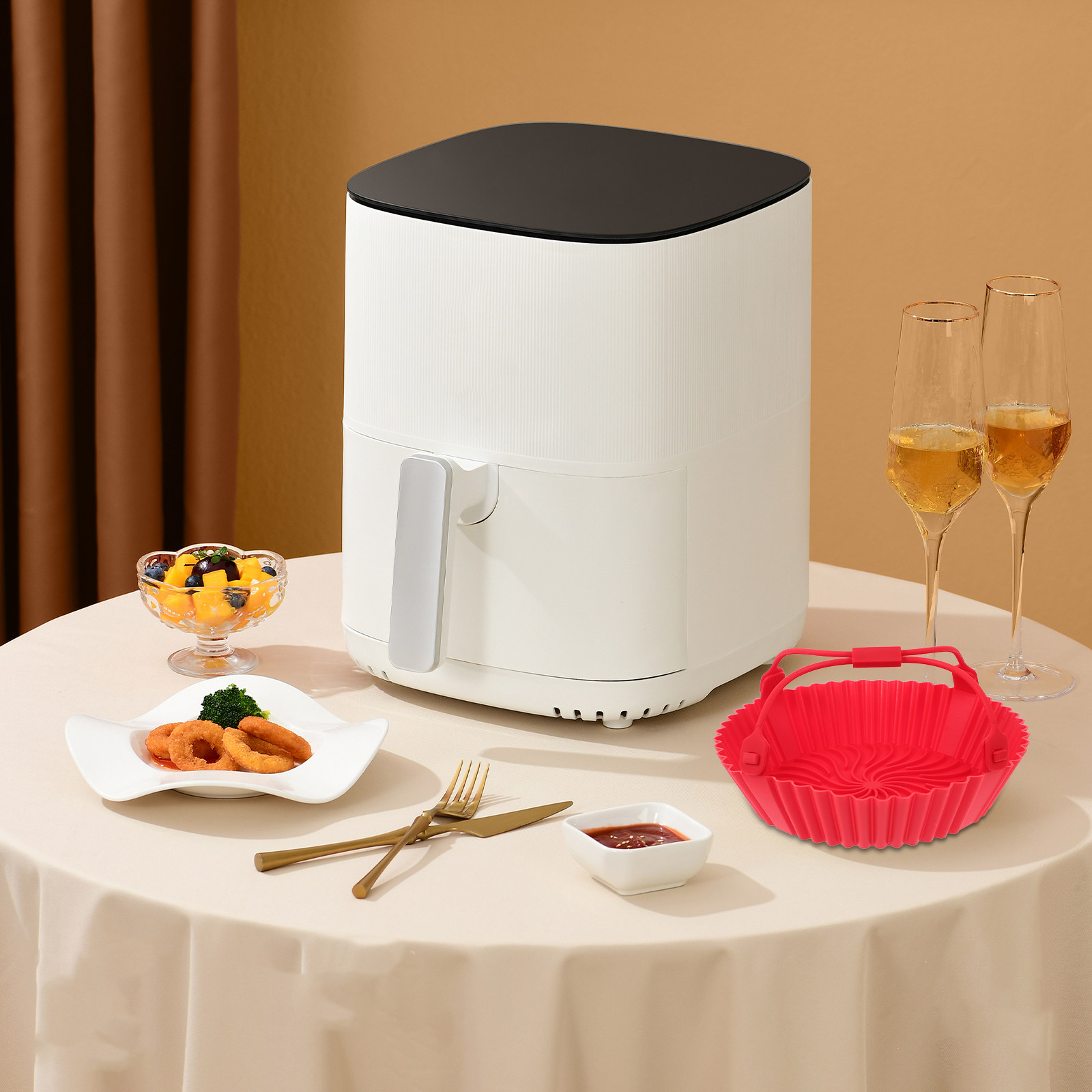 Air Fryer Silicone Pot Non Sti - đánh giá và giá Air Fryer