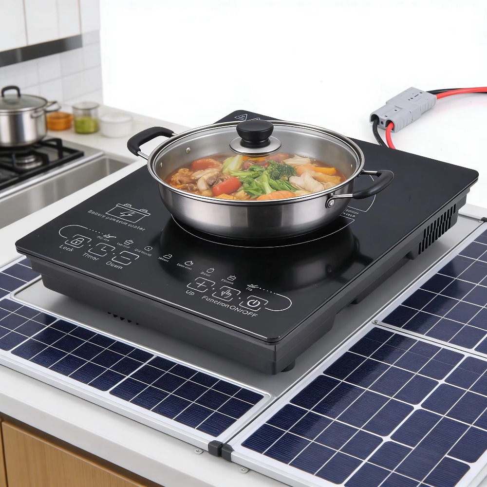24V/48V Solar DC Induction Coo - đánh giá và giá Induction Cooktop Portable