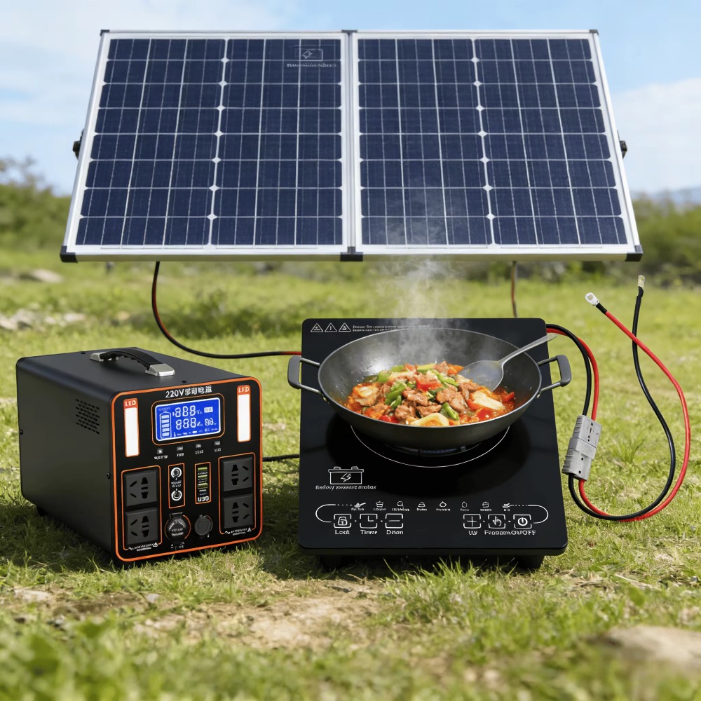 24V/48V Solar DC Induction Coo - đánh giá và giá Induction Cooktop Portable