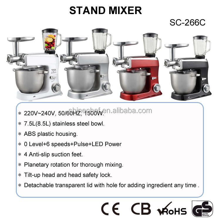 Electric 7.5L 8.5L Dough Mixer - đánh giá và giá Stand Mixer