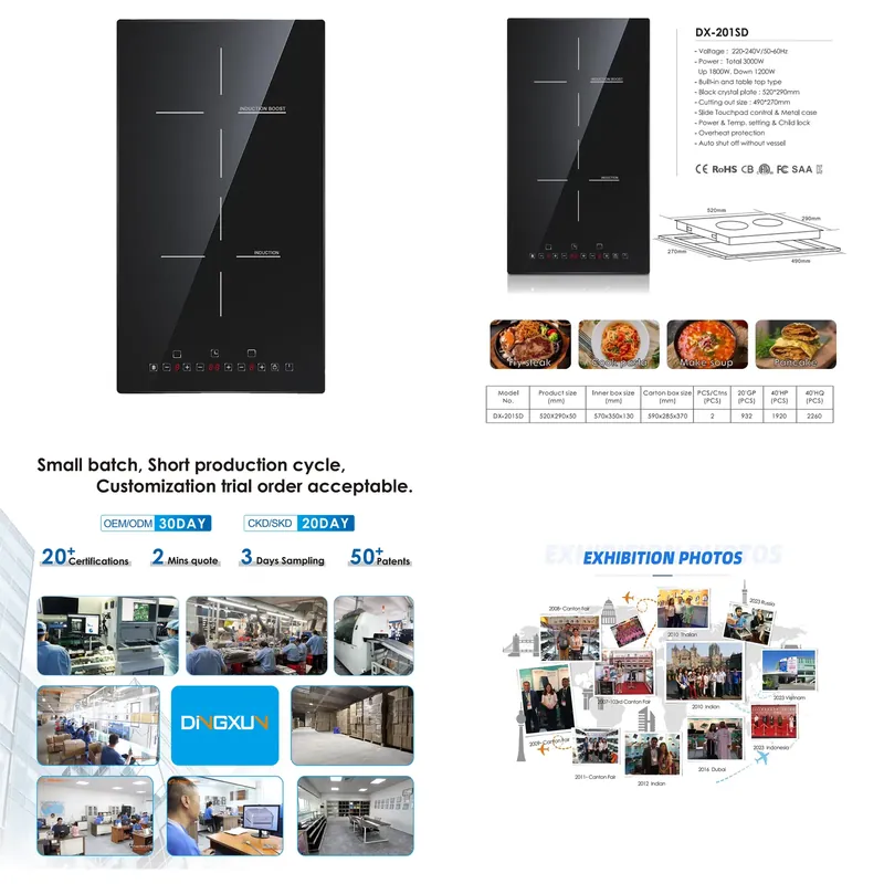 High Efficiency 2-Burner Elect - đánh giá và giá Induction Cooker