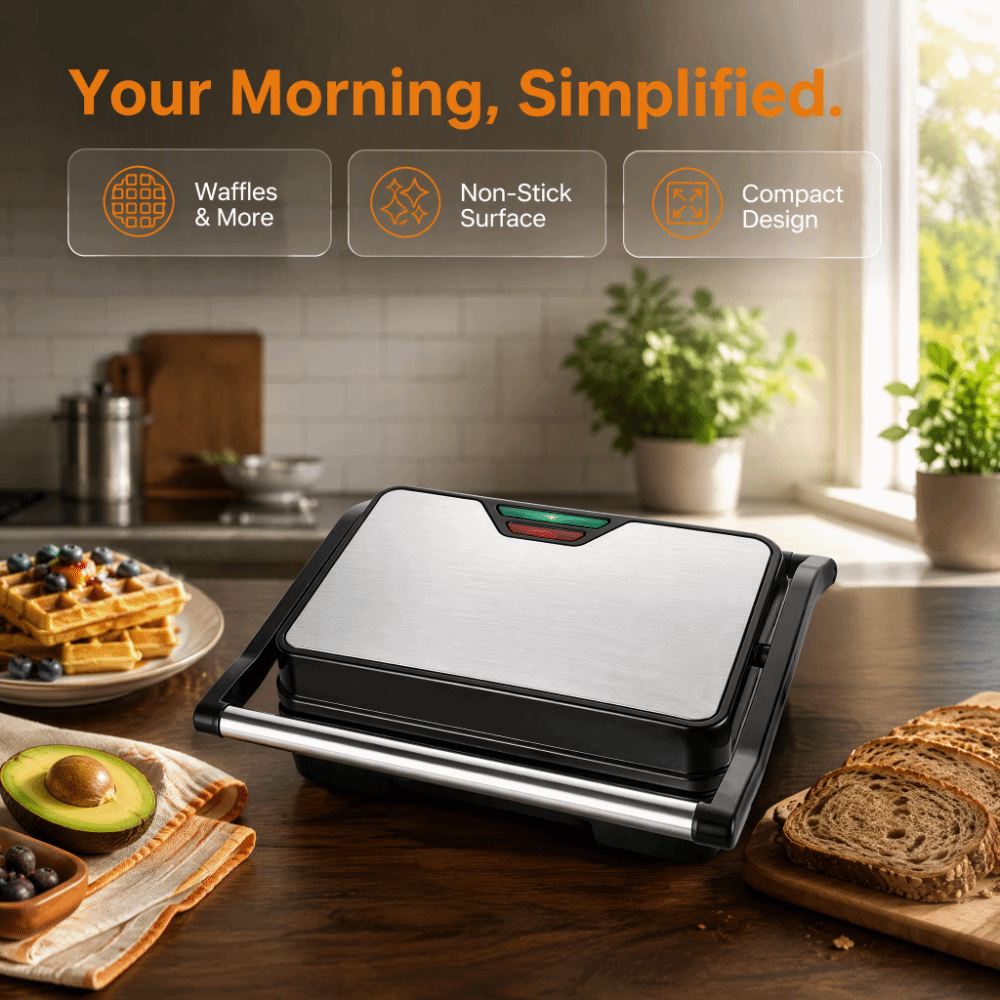 Non-Stick Sandwich Toaster Mul - đánh giá và giá Toaster