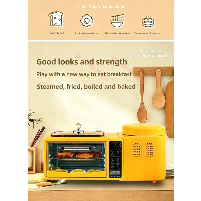4-in-1 Multifunctional Breakfa - đánh giá và giá Toaster