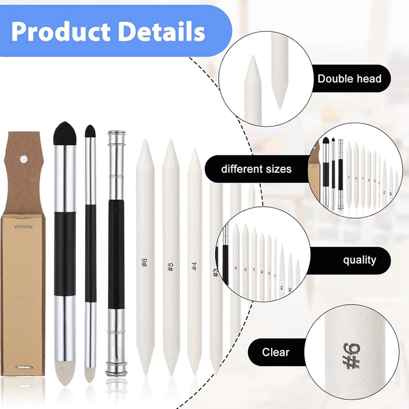 13PCS Blending Stump, Art Blen - đánh giá và giá Blender