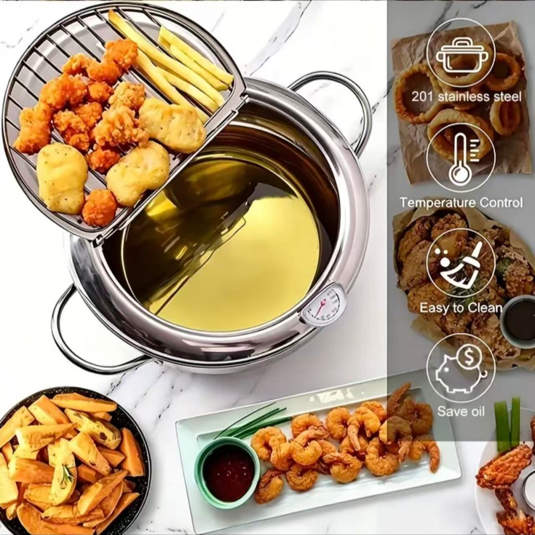 Stainless Steel Frying Pan wit - đánh giá và giá Induction Cooker