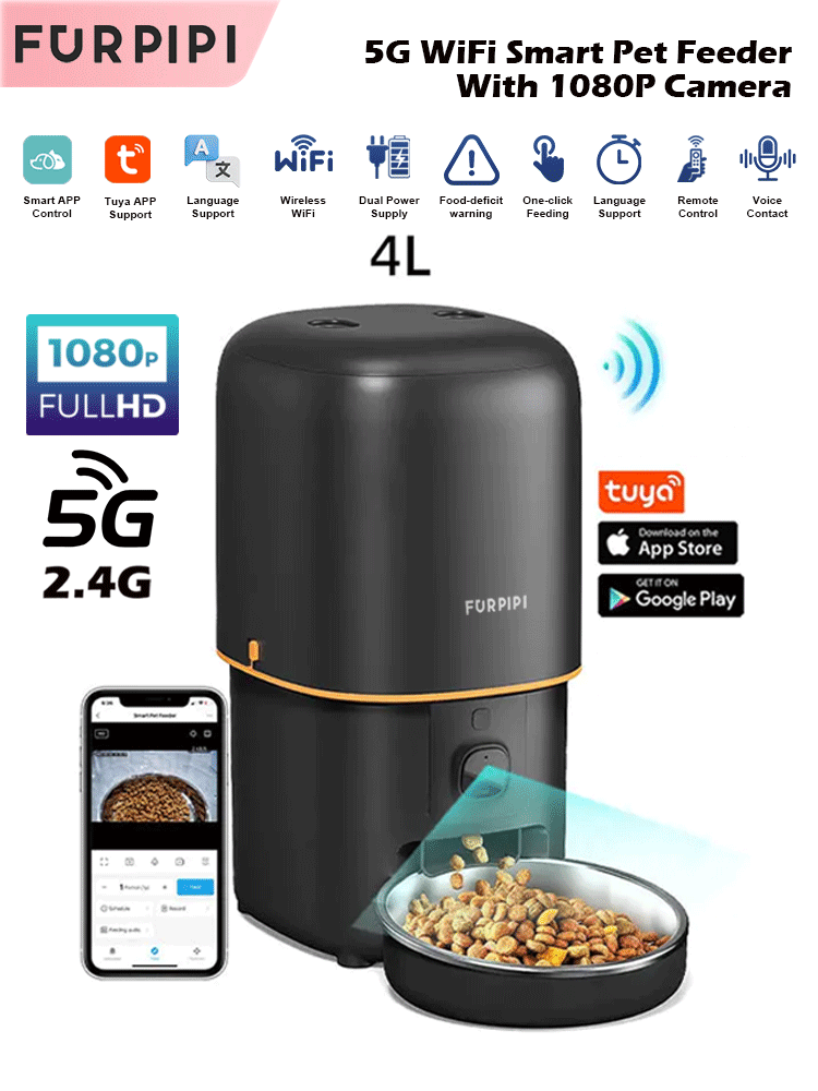 Automatic Cat Feeder Camera Pe - đánh giá và giá Kitchen Appliances Video