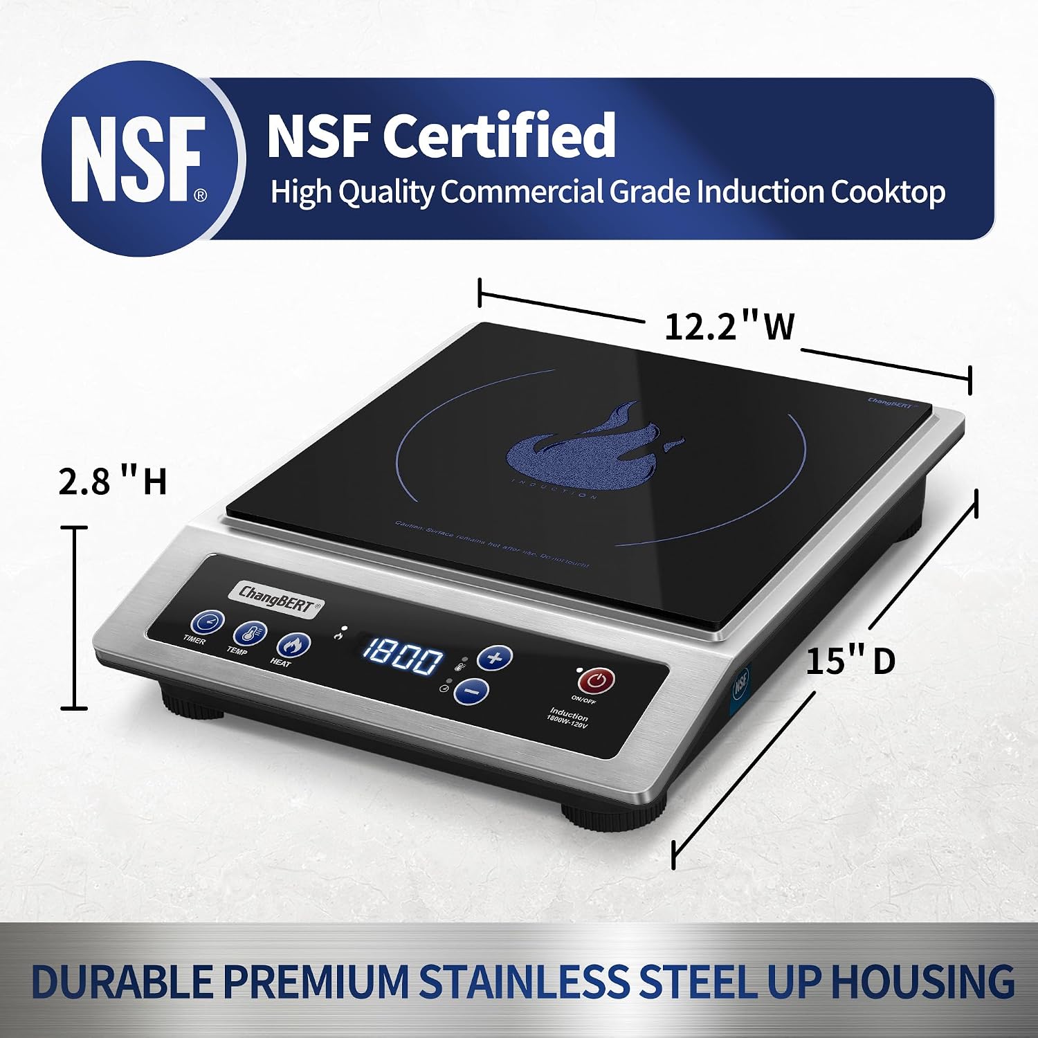 Induction Cooktop, Commercial  - đánh giá và giá Induction Cooktop Portable