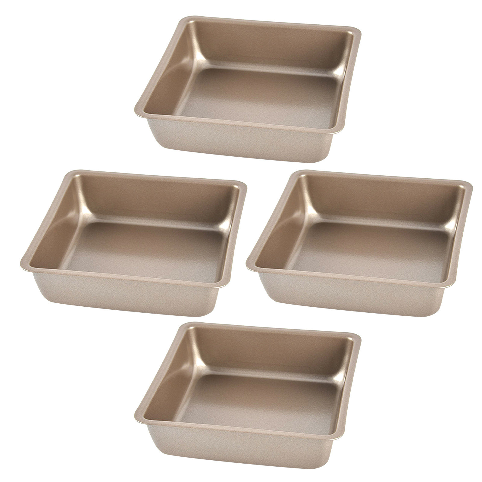 4 Pcs Square Non-stick Baking  - đánh giá và giá Air Fryer